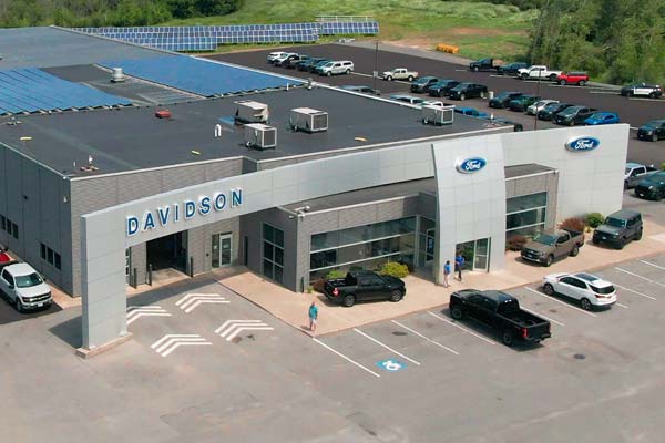 Davidson Ford Truck Repair Drone Photo